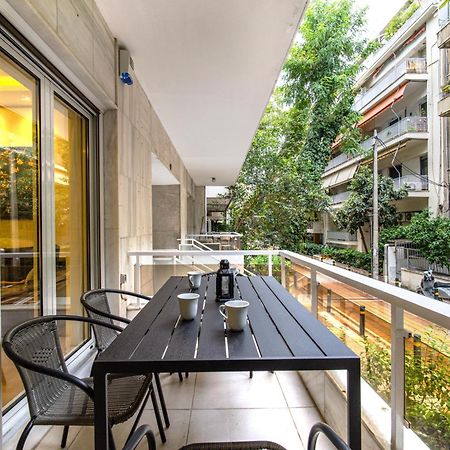Urban Luxury On A Quiet Street In The Center Of Athens Apartment ภายนอก รูปภาพ